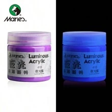 50ml Peintures acryliques fluorescentes, 8 couleurs de peinture acrylique, pigments riches Peintures néon, peintures pour l'art et l'artisanat pour les artistes, les adultes et les débutants Rentrée scolaire, Rentrée scolaire, Fournitures scolaires