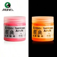 50ml Peintures acryliques fluorescentes, 8 couleurs de peinture acrylique, pigments riches Peintures néon, peintures pour l'art et l'artisanat pour les artistes, les adultes et les débutants Rentrée scolaire, Rentrée scolaire, Fournitures scolaires