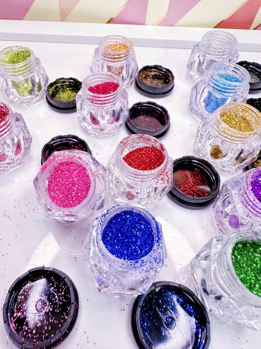 Glitter metálico. 12 piezas. - Multicolor - Ver 1