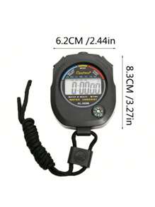 1 Paquete Cronómetro y temporizador digital deportivo multifunción, Pantalla grande con fecha hora y función de alarma, adecuado para entrenadores deportivos, entrenadores de fitness y árbitros. - Multicolor - Ver 6