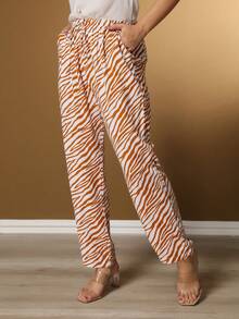 Women's Pants/VISCOLINHO Pants WITHOUT CUFF/Dress/Pockets - Lạc đà - Xem 3