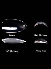 Nail Art Invisible Short Almond Ballet Natural Transparent False Nails For Nail Salon Use Press On Nails Nail Supplies Nails