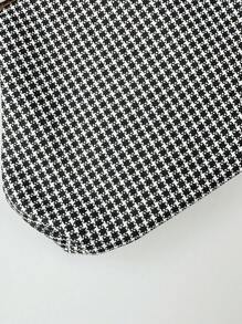 按扣开合的布质格子零钱包 - 格子 - 查看 5