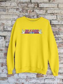 Blouse Moletom Bleach Shinigami Zaraki Kenpachi Wiki Anime GOLA 1234 Fluxo FX - 黃色 - 查看 2