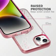 Vena VLove Glitter Heart Case Compatible With IPhone 15 Plus/ 14 Pro Max/ 14 Pro/ 14 Plus/ 14/ 13 Pro Max/ 13 Pro/ 13/ 12 Pro Max/ 12/ 12 Mini/ 11 Pro Max/ 11 Pro/ 11/ XR Max/ 8/ 7 - 玫瑰金(心型) - 查看 4