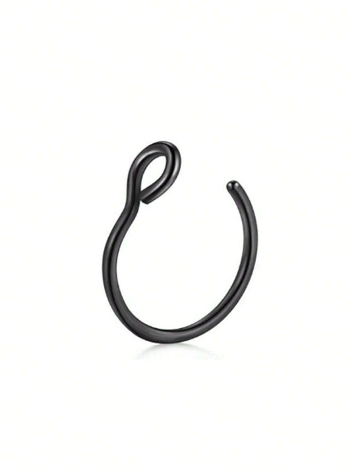 New Type C Nose Ring Nose Clip Ring AntiAllergic Stainless Steel