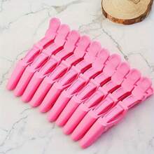 5-delige krokodillenhaarclips in meerdere kleuren - antislip grip, eenvoudig te stylen en te gebruiken in de salon voor haarverf, permanenten en secties - hoogwaardige plastic krokodillenklemmen voor kappers en thuisgebruikers, haartools, haarproducten en accessoires voor kapperssalons, beauty reisbenodigdheden, terug naar school, essentiële reisbenodigdheden voor op reis, haaraccessoires voor vrouwen