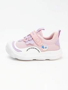 mini bala Boys And Girls Wide-Head Non-Slip Comfortable Mesh Shoes - Pink - View 5