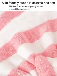 1 pièce Turban cheveux super absorbant, serviette de bain rapide à sécher pour femmes aux cheveux longs, bonnet de douche, produits et accessoires capillaires pour salon de coiffure, essentiels de beauté et de voyage, rentrée scolaire, vacances, accessoires capillaires pour femmes