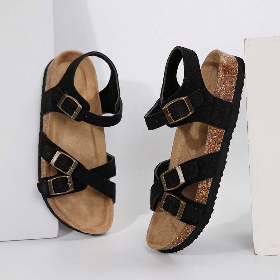 Outdoor Womens Strappy SlipOn Modern Memory Foam Cushion Footbed