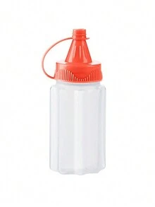 4pcs Portable Seasoning Squeeze Bottle, Mini Translucent Sauce Bottle For Outdoor Camping - 1 Yellow - View 7