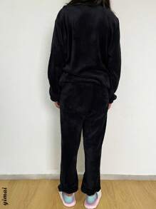 Teen Girls Pajamas - Black - View 3