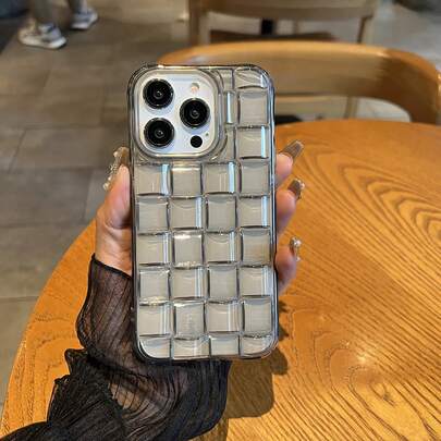 极简透明巧克力设计软手机壳适用于 17 Pro Max/17 Pro/17 Air/17/16 Pro Max/16/16 Pro/16 Plus/15/15 Pro Max/15 Pro/15 Plus/11/12/13/14 Pro Max/XS/XR/11 Pro/11 Pro Max/12 Pro/12 Pro Max/13 Pro/13 Pro Max/7 Plus/14 Pro/14 Pro Max/14 Plus/7 Plus/8 Plus/8/SE2，创意设计