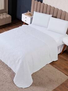 Queen Quilt Kit With Queen Sheet 4 Slim Pieces - Xem 2
