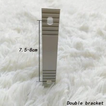 1pc Metal Curtain Rod Bracket, Modern Minimalist Roman Curtain Rod Universal Accessories, Drill-Proof Load-Bearing Bracket, Minimalist Home Installation Tool, Rust-Resistant Thickened Model, Side Wall Curtain Rod Installation Bracket, Easy To Install Curtain Rod Fixture Suitable For Home And Office Curtains (Screws Included As A Limited-Time Gift) - Multicolor - View 10