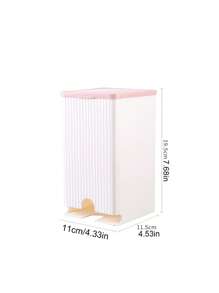 壁挂式卫生巾收纳盒兼卷纸架。适用于浴室、卧室、厨房、办公室等场所的收纳。可用于存放浴室用品、卫生纸等。 - 收納盒 - 查看 8