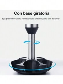 JUEGO de Especiero con 6 Frascos De Vidrio Giratorio