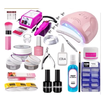 Kit de Unha Gel Completo Fibra com envio imediato.