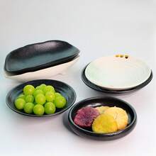 1 Đĩa Sứ, Đĩa Trà Chiều, Đĩa Ăn Nhẹ Trái Cây, Đĩa Salad, Đĩa Ăn Cổ Điển Trung Hoa, Bộ Đồ Ăn Nhật Bản & Hàn Quốc, Bộ Đồ Ăn Bằng Gốm Sứ Sáng Tạo, Bát Nông, Đĩa Bánh Mì - đĩa ăn bằng sứ - Xem 1