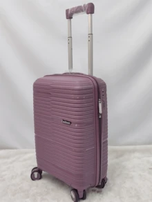 Suitcase 10 Kg Polypropylene Travel Wheels 360°Models+2024 NEW Models - Màu tím - Xem 2