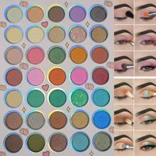 Paleta De Sombras De Ojos  105 COLORES DIFERENTES 12 RUBORES Y ILUMINADORES BRILLANTE KIT DE MAQUILLAJE SOMBRA PROFESIONAL PARA MAQUILLAJE ACCESORIO COSMETICO DE BELLEZA