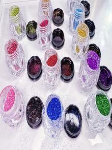 Glitter metálico.  12 piezas. - Multicolor - Ver 3