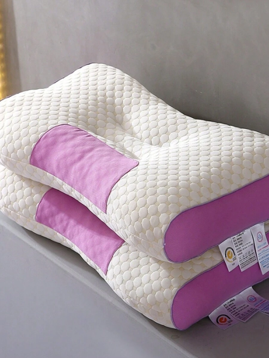 A Rectangular Bone-Shaped Neck Pillow With Modern Design, Suitable For ...