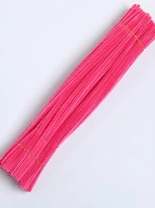 100入組30cm的馬卡龍彩色扭轉棒，DIY材料的合成毛皮條，可摺疊 - 彩色 - 查看 30