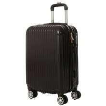 Eagle Small Maple Travel Suitcase P - AS52 Abs W/ 360° Wheels - Black - View 1