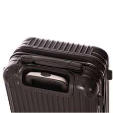 Eagle Small Maple Travel Suitcase P - AS52 Abs W/ 360° Wheels - Black - View 5