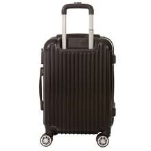Eagle Small Maple Travel Suitcase P - AS52 Abs W/ 360° Wheels - Black - View 2