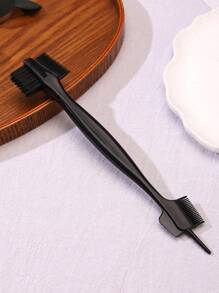 1pc Double Sided Edge Control Hair Brush. 2 In 1 Multifunctional Hair Brush, Grooming For Hairstyling Eyelash, Eyebrow Edge Control, Multifunctional Comb Double Sided Hair Brush Tool For Women Girls.For All Baby Hairs Grooming,Hair Brush,Comb,Hair Tools,Hair Products And Accessories For Barber Salon Beauty Travel Essentials,Back To School,Travel Holiday Essentials,Hair Accessories For Women - Pink - View 8