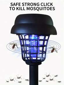 1 Đèn cỏ chạy bằng năng lượng mặt trời, Đèn trang trí sân vườn, Đèn lối đi, Đèn chống nước ngoài trời, Đèn đuổi muỗi trong nhà ngoài trời chạy bằng năng lượng mặt trời, Thích hợp để trang trí sân vườn, Cắm trại ngoài trời - Gói hai - phiên bản nhựa - Xem 2