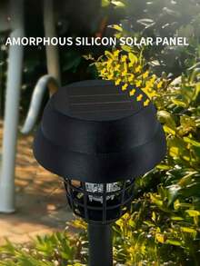 1 Đèn cỏ chạy bằng năng lượng mặt trời, Đèn trang trí sân vườn, Đèn lối đi, Đèn chống nước ngoài trời, Đèn đuổi muỗi trong nhà ngoài trời chạy bằng năng lượng mặt trời, Thích hợp để trang trí sân vườn, Cắm trại ngoài trời - Gói hai - phiên bản nhựa - Xem 7
