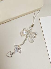 1/2 件粉色蝴蝶结心形星形钥匙扣或手机挂件，彩色串珠手机挂件钥匙扣，甜美女孩千禧风格，适合日常佩戴或约会，是送给母亲、爱人、朋友或任何节日或生日的完美礼物 - 彩色 - 查看 15