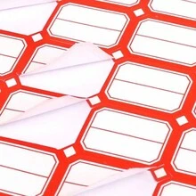 1 Pack Of 50 Pieces Of Red Sticky Notes, Small Self-Adhesive Handwritten Stickers, Self-Adhesive Small Labels, Product Price Stickers, Product Classification Labels Stickers - Multicolor - View 3