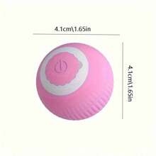 Pelota automática de juguete para gato, pelota rodante para gatos, pelota saltarina resistente a mordeduras y automática para gatos y gatitos para divertirse y hacer ejercicio - Azul - Ver 3