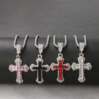 Titanium Steel Hip-Hop Long Necklace For Boy & Girl, Fashion Pendant Sweater Chain