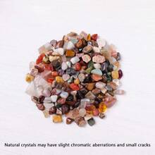 100g/Bag Natural Crystal Colorful Agate Tumbled Stone Crystal Gravels Healing Stone Fish Tank Garden Decorative Stone Divination Home Decoration - Colorful Gravel - View 10