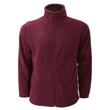 Russell Mens Full Zip Outdoor Fleece Jacket (Burgundy) - Burgundy - View 1