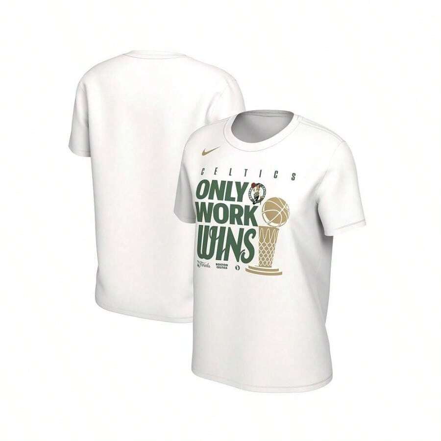 Women's White  2024  Finals Chamns Celebran Parade T-Shirt - White - View 1