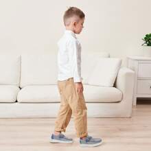 Boys Loafers Slip On Shoes Girls Casual Walking Shoes (Toddler/Little Kid/Big Kid) - Grey - View 7