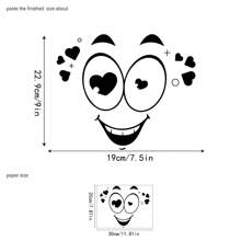 1pc New Style Smiling Face Printed Toilet Decal, Stickers, Wall Decal, Vinly Decal For Home Decorations, Spring Decoration Items Refresh Your Home, Festival Decoration Stickers Gifts Birthday Graduation