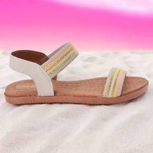 Júlia Porto Orthopedic Flat Sandal Soft Comfortable Premium Line - 米色 - 查看 1