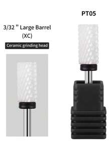 1 件专业陶瓷指甲钻头电动工具配件美甲刀修甲抛光研磨工具用品