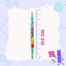 BUYTITI Package With 24 Fluorescent Double Tip Text Marking Kits With 6 Different Colors B-10023YG-PACKAGE-24PCS - 彩色 - 查看 3