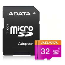 MICRO SD ADA TA  32 GB CLASE 10 45 MB/S UHS-I - Rosa - Ver 3