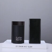 Đèn đốt hương liệu bằng nhựa vân gỗ thời trang sáng tạo, giá đỡ hương trang trí nhà cửa - màu đen - Xem 7