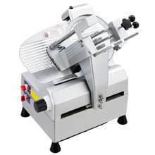 Commercial Meat Slicer,210W High Power Pure Copper Motor,Semi-Automatic Meat Cutter Equipped With Detachable Blades With A Diameter Of 220mm, Child Lock Protection,For Kitchen Restaurant Supermarket - Silver - View 1