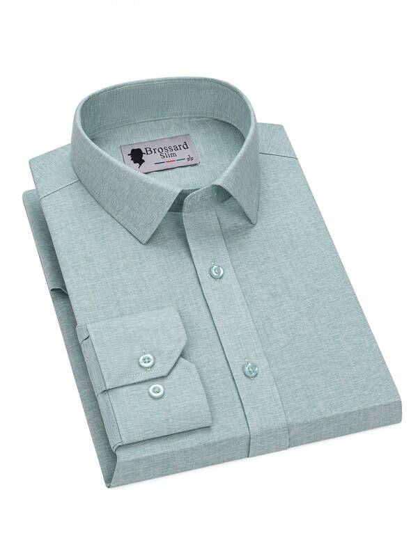 Camisa Social Masculina Nova Algodão Colorido
